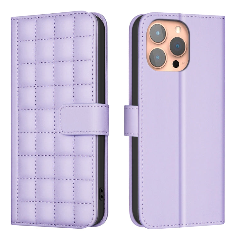 Square Texture Leather Phone Case, For iPhone 12 / 12 Pro, For iPhone 12 Pro Max, For iPhone 11 Pro Max, For iPhone 11, For iPhone 11 Pro, For iPhone XR, For iPhone XS Max, For iPhone 8 Plus / 7 Plus