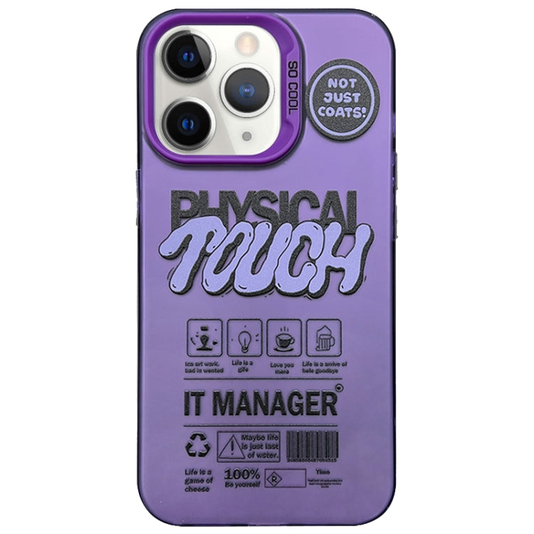 English Label Double-sided Frosted Phone Case, For iPhone 11 Pro, For iPhone XS / X, For iPhone XR, For iPhone XS Max