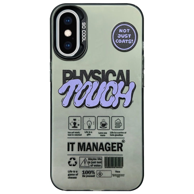 English Label Double-sided Frosted Phone Case, For iPhone 11 Pro, For iPhone XS / X, For iPhone XR, For iPhone XS Max