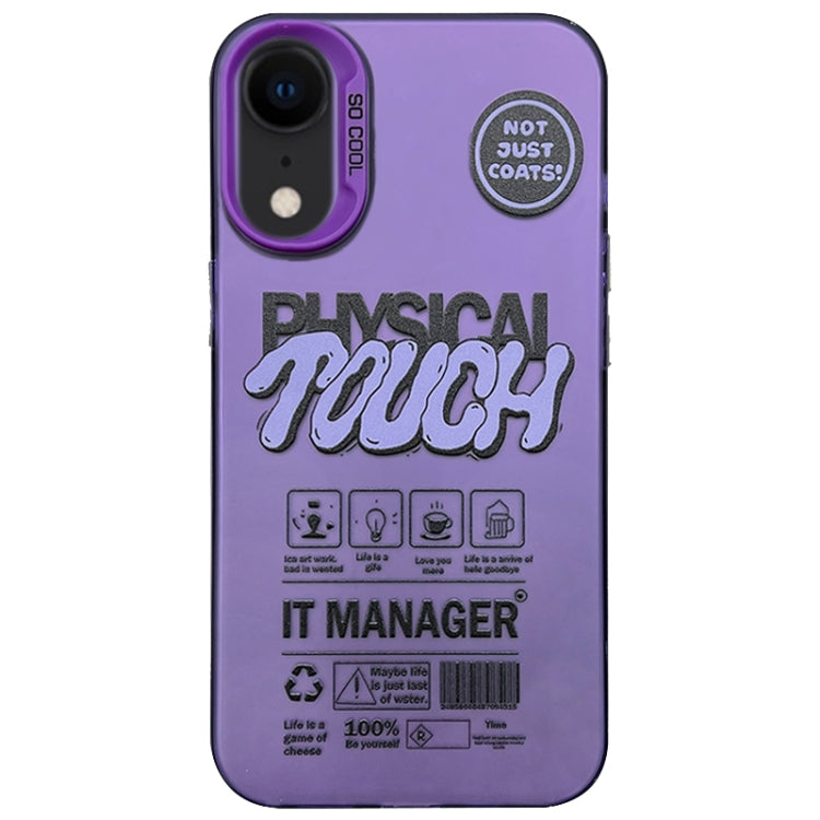 English Label Double-sided Frosted Phone Case, For iPhone 11 Pro, For iPhone XS / X, For iPhone XR, For iPhone XS Max