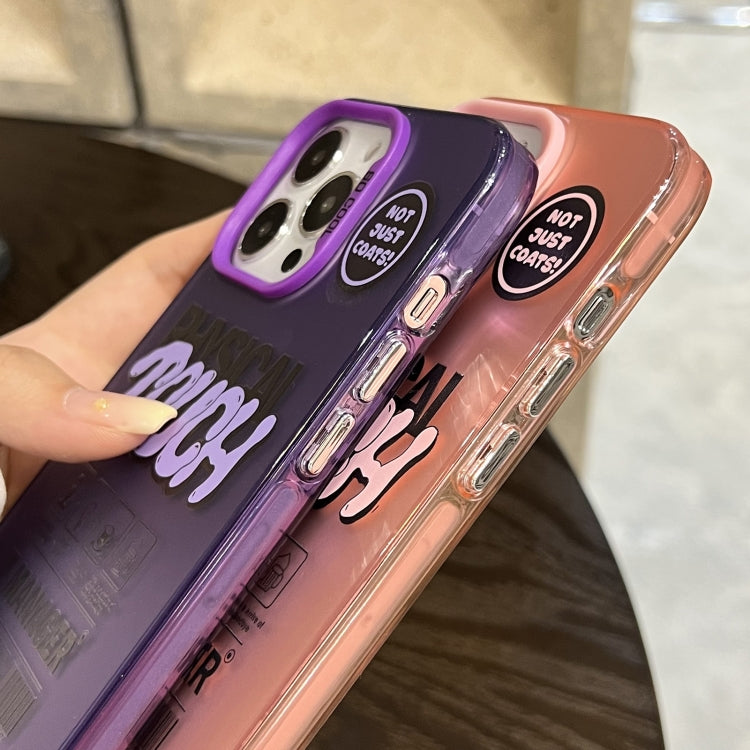 English Label Double-sided Frosted Phone Case, For iPhone 11 Pro, For iPhone XS / X, For iPhone XR, For iPhone XS Max