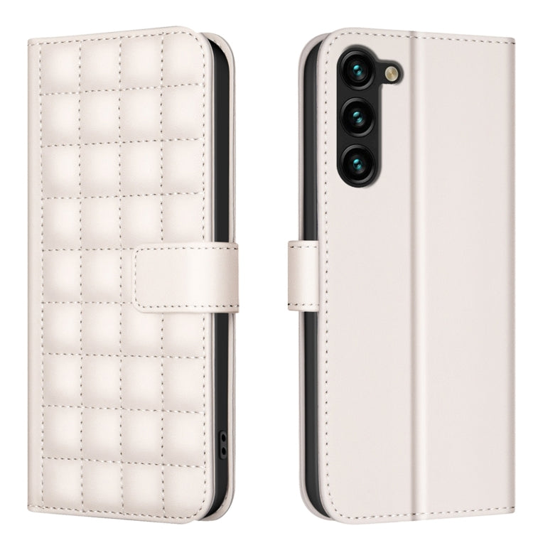 Square Texture Leather Phone Case, For Samsung Galaxy S22 Ultra 5G, For Samsung Galaxy S22+ 5G, For Samsung Galaxy S22 5G, For Samsung Galaxy S21 FE 5G, For Samsung Galaxy S21 5G, For Samsung Galaxy S21+ 5G, For Samsung Galaxy S21 Ultra 5G