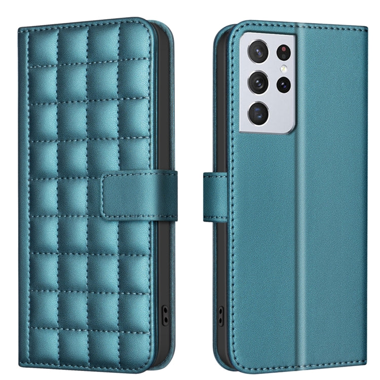 Square Texture Leather Phone Case, For Samsung Galaxy S22 Ultra 5G, For Samsung Galaxy S22+ 5G, For Samsung Galaxy S22 5G, For Samsung Galaxy S21 FE 5G, For Samsung Galaxy S21 5G, For Samsung Galaxy S21+ 5G, For Samsung Galaxy S21 Ultra 5G
