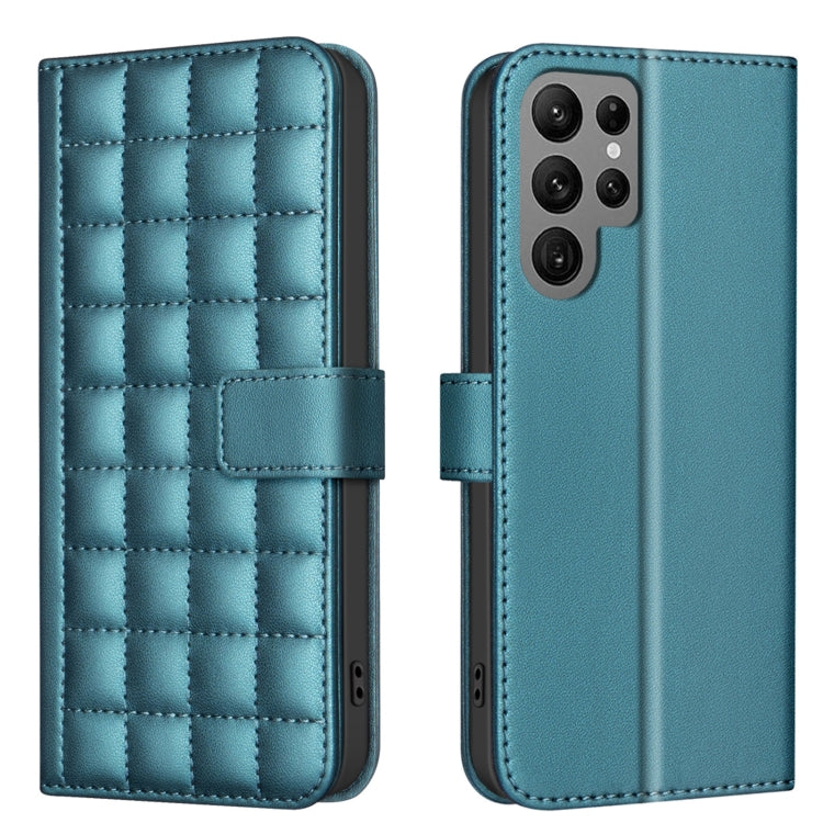 Square Texture Leather Phone Case, For Samsung Galaxy S22 Ultra 5G, For Samsung Galaxy S22+ 5G, For Samsung Galaxy S22 5G, For Samsung Galaxy S21 FE 5G, For Samsung Galaxy S21 5G, For Samsung Galaxy S21+ 5G, For Samsung Galaxy S21 Ultra 5G