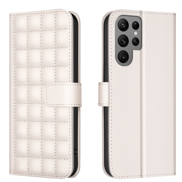 Square Texture Leather Phone Case, For Samsung Galaxy S25 Ultra 5G, For Samsung Galaxy S24 Ultra 5G, For Samsung Galaxy S24+ 5G, For Samsung Galaxy S24 5G, For Samsung Galaxy S23 FE 5G, For Samsung Galaxy S23 Ultra 5G, For Samsung Galaxy S23+ 5G       ...