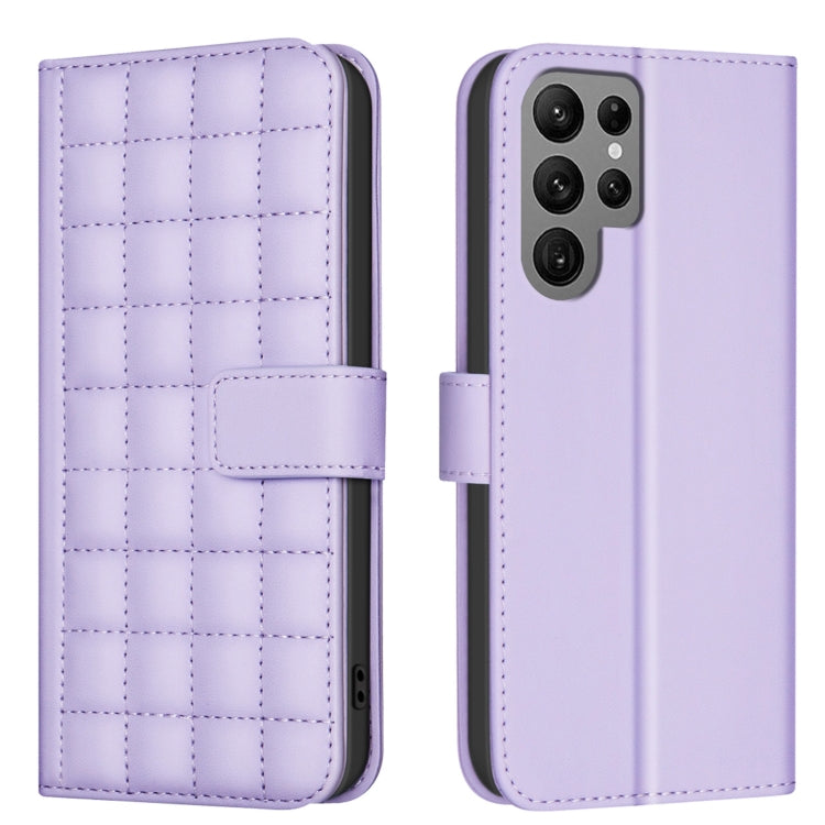Square Texture Leather Phone Case, For Samsung Galaxy S25 Ultra 5G, For Samsung Galaxy S24 Ultra 5G, For Samsung Galaxy S24+ 5G, For Samsung Galaxy S24 5G, For Samsung Galaxy S23 FE 5G, For Samsung Galaxy S23 Ultra 5G, For Samsung Galaxy S23+ 5G       ...