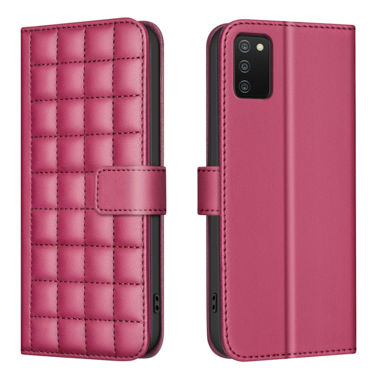 Square Texture Leather Phone Case, For Samsung Galaxy A33, For Samsung Galaxy A13 5G / 4G, For Samsung Galaxy A52 / A52s 5G, For Samsung Galaxy A03s / A02s, For Samsung Galaxy A22 4G, For Samsung Galaxy A22 5G, For Samsung Galaxy A32 4G                ...