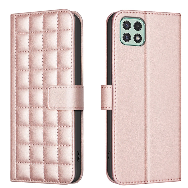 Square Texture Leather Phone Case, For Samsung Galaxy A33, For Samsung Galaxy A13 5G / 4G, For Samsung Galaxy A52 / A52s 5G, For Samsung Galaxy A03s / A02s, For Samsung Galaxy A22 4G, For Samsung Galaxy A22 5G, For Samsung Galaxy A32 4G                ...