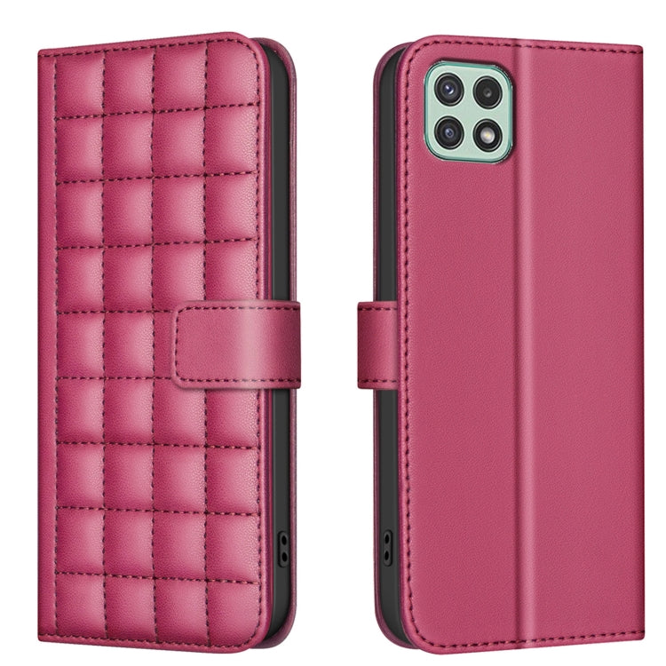 Square Texture Leather Phone Case, For Samsung Galaxy A33, For Samsung Galaxy A13 5G / 4G, For Samsung Galaxy A52 / A52s 5G, For Samsung Galaxy A03s / A02s, For Samsung Galaxy A22 4G, For Samsung Galaxy A22 5G, For Samsung Galaxy A32 4G                ...