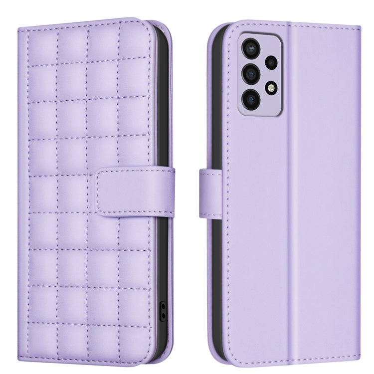 Square Texture Leather Phone Case, For Samsung Galaxy A53, For Samsung Galaxy A32 5G, For Samsung Galaxy A12