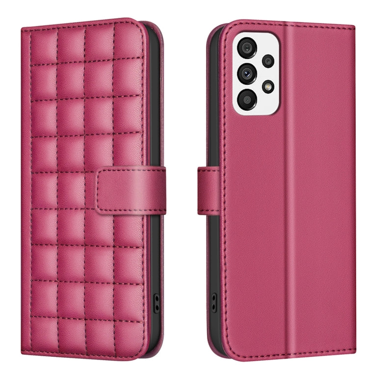 Square Texture Leather Phone Case, For Samsung Galaxy A33, For Samsung Galaxy A13 5G / 4G, For Samsung Galaxy A52 / A52s 5G, For Samsung Galaxy A03s / A02s, For Samsung Galaxy A22 4G, For Samsung Galaxy A22 5G, For Samsung Galaxy A32 4G                ...