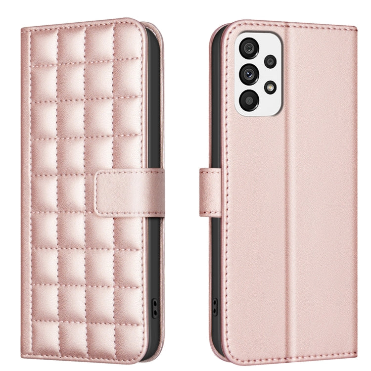 Square Texture Leather Phone Case, For Samsung Galaxy A53, For Samsung Galaxy A32 5G, For Samsung Galaxy A12