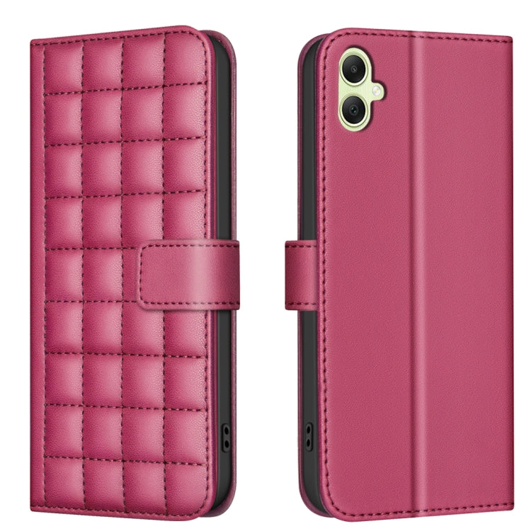 Square Texture Leather Phone Case, For Samsung Galaxy A56 5G, For Samsung Galaxy A36, For Samsung Galaxy A16 5G, For Samsung Galaxy A06, For Samsung Galaxy A55, For Samsung Galaxy A35, For Samsung Galaxy A15, For Samsung Galaxy A05