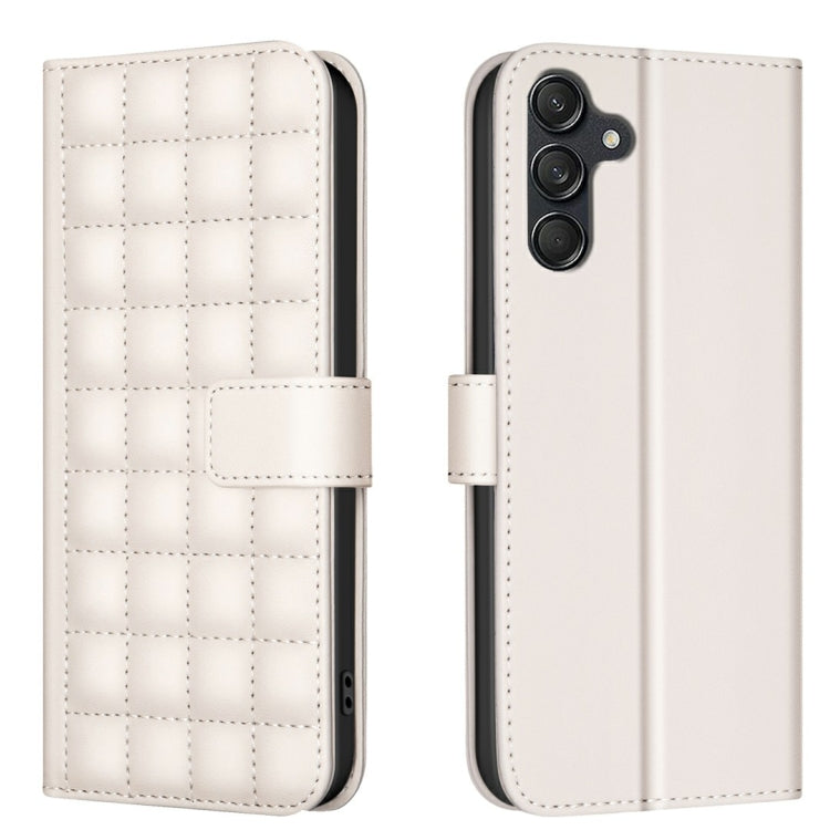Square Texture Leather Phone Case, For Samsung Galaxy A56 5G, For Samsung Galaxy A36, For Samsung Galaxy A16 5G, For Samsung Galaxy A06, For Samsung Galaxy A55, For Samsung Galaxy A35, For Samsung Galaxy A15, For Samsung Galaxy A05