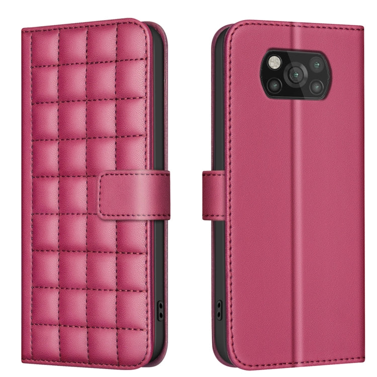 Square Texture Leather Phone Case, For Xiaomi Poco X6 Pro / Redmi K70E, For Xiaomi 13T / Redmi K60 Ultra, For Xiaomi Poco F5 5G, For Xiaomi Poco C55 / Redmi 12C, For Xiaomi Poco C31 / Redmi 9C / 10A, For Xiaomi Poco M3 Pro / Redmi Note 10 5G           ...