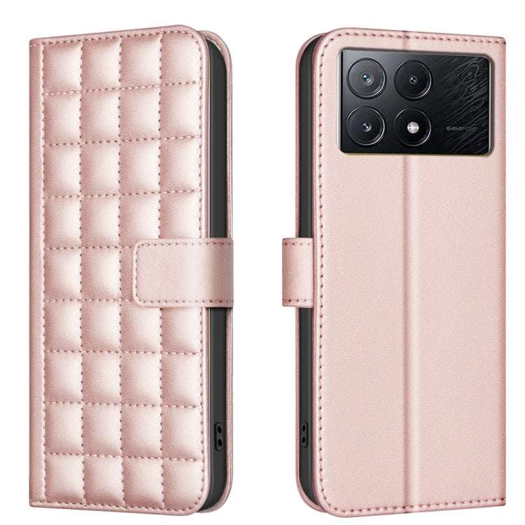 Square Texture Leather Phone Case, For Xiaomi Poco X6 Pro / Redmi K70E, For Xiaomi 13T / Redmi K60 Ultra, For Xiaomi Poco F5 5G, For Xiaomi Poco C55 / Redmi 12C, For Xiaomi Poco C31 / Redmi 9C / 10A, For Xiaomi Poco M3 Pro / Redmi Note 10 5G           ...