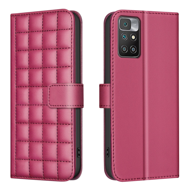Square Texture Leather Phone Case, For Redmi Note 12 Pro Global, For Redmi Note 12 5G Global / Xiaomi Poco X5, For Redmi Note 11 Pro 5G / 4G Global, For Redmi 10 5G / Note 11E, For Redmi 10C, For Redmi 10 2022 / Note 11 4G, For Redmi Note 10 4G / Note ...