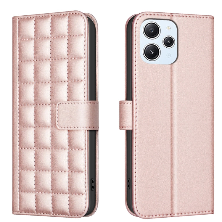 Square Texture Leather Phone Case, For Redmi Note 13 Pro 5G, For Redmi K70 / K70 Pro, For Redmi 12 4G, For Redmi Note 11 / Note 11S, For Redmi Note 12S Global, For Redmi Note 12 4G Global, For Redmi A1 / A1+ / A2, For Redmi Note 12 Pro+ Global