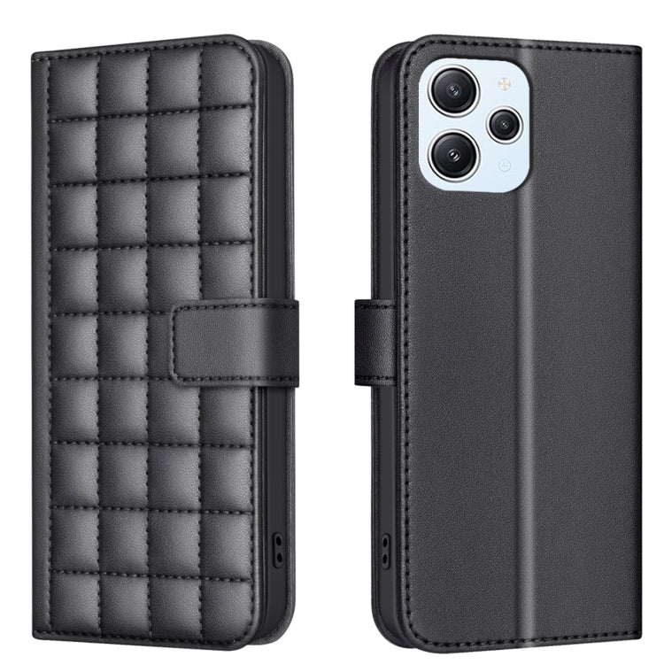 Square Texture Leather Phone Case, For Redmi Note 13 Pro 5G, For Redmi K70 / K70 Pro, For Redmi 12 4G, For Redmi Note 11 / Note 11S, For Redmi Note 12S Global, For Redmi Note 12 4G Global, For Redmi A1 / A1+ / A2, For Redmi Note 12 Pro+ Global
