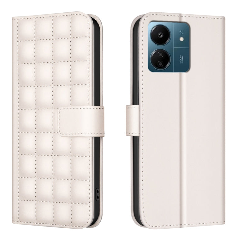 Square Texture Leather Phone Case, For Redmi Note 14 Pro 4G, For Redmi Note 14 4G 163.25mm, For Redmi A3, For Redmi Note 13 Pro 4G Global, For Redmi Note 13 4G Global, For Redmi Note 13 5G, For Redmi 13C, For Redmi Note 13 Pro+ 5G