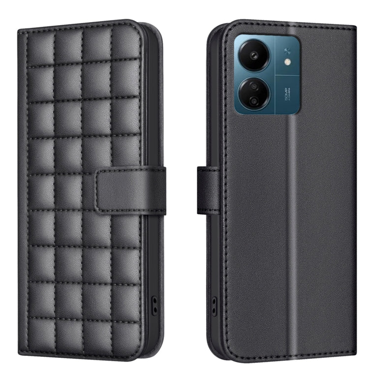 Square Texture Leather Phone Case, For Redmi Note 14 Pro 4G, For Redmi Note 14 4G 163.25mm, For Redmi A3, For Redmi Note 13 Pro 4G Global, For Redmi Note 13 4G Global, For Redmi Note 13 5G, For Redmi 13C, For Redmi Note 13 Pro+ 5G