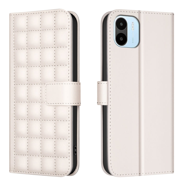 Square Texture Leather Phone Case, For Redmi Note 13 Pro 5G, For Redmi K70 / K70 Pro, For Redmi 12 4G, For Redmi Note 11 / Note 11S, For Redmi Note 12S Global, For Redmi Note 12 4G Global, For Redmi A1 / A1+ / A2, For Redmi Note 12 Pro+ Global
