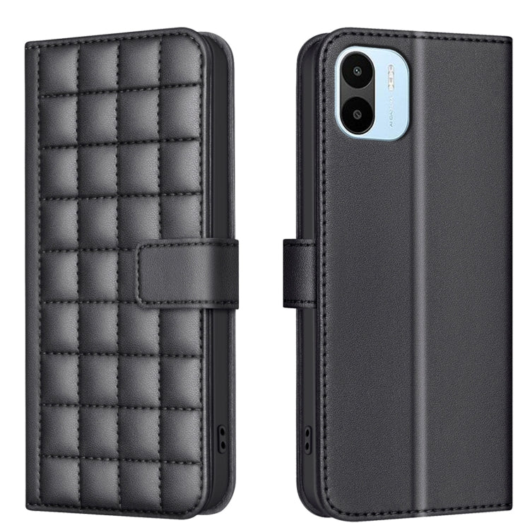Square Texture Leather Phone Case, For Redmi Note 13 Pro 5G, For Redmi K70 / K70 Pro, For Redmi 12 4G, For Redmi Note 11 / Note 11S, For Redmi Note 12S Global, For Redmi Note 12 4G Global, For Redmi A1 / A1+ / A2, For Redmi Note 12 Pro+ Global
