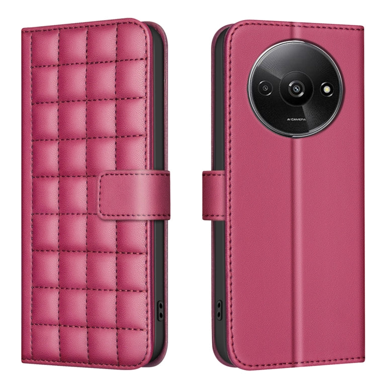 Square Texture Leather Phone Case, For Redmi Note 14 Pro 4G, For Redmi Note 14 4G 163.25mm, For Redmi A3, For Redmi Note 13 Pro 4G Global, For Redmi Note 13 4G Global, For Redmi Note 13 5G, For Redmi 13C, For Redmi Note 13 Pro+ 5G