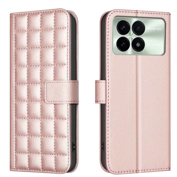 Square Texture Leather Phone Case, For Redmi Note 13 Pro 5G, For Redmi K70 / K70 Pro, For Redmi 12 4G, For Redmi Note 11 / Note 11S, For Redmi Note 12S Global, For Redmi Note 12 4G Global, For Redmi A1 / A1+ / A2, For Redmi Note 12 Pro+ Global