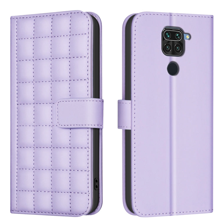 Square Texture Leather Phone Case, For Redmi 10X 4G / Note 9, For Redmi Note 9 Pro Max / 9 Pro / 9S