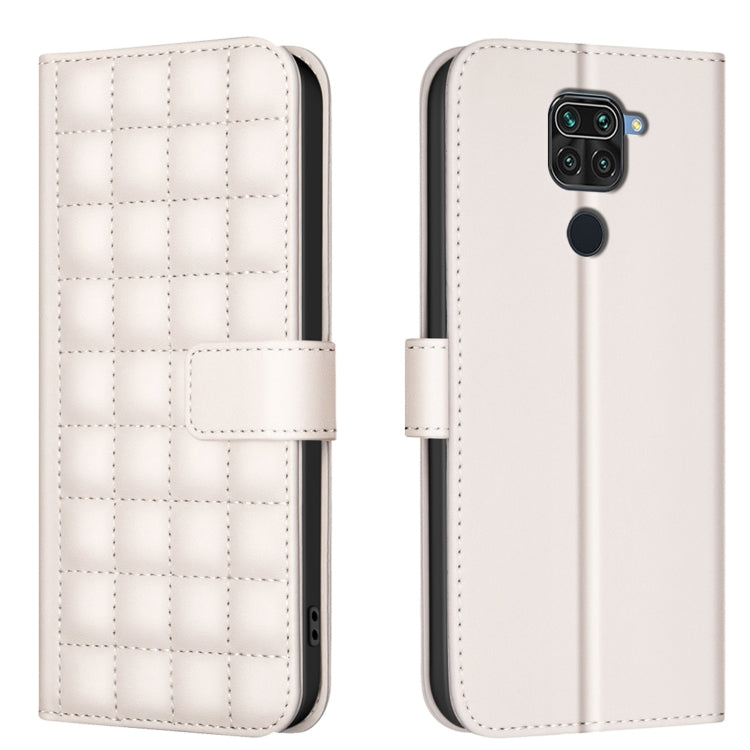 Square Texture Leather Phone Case, For Redmi 10X 4G / Note 9, For Redmi Note 9 Pro Max / 9 Pro / 9S