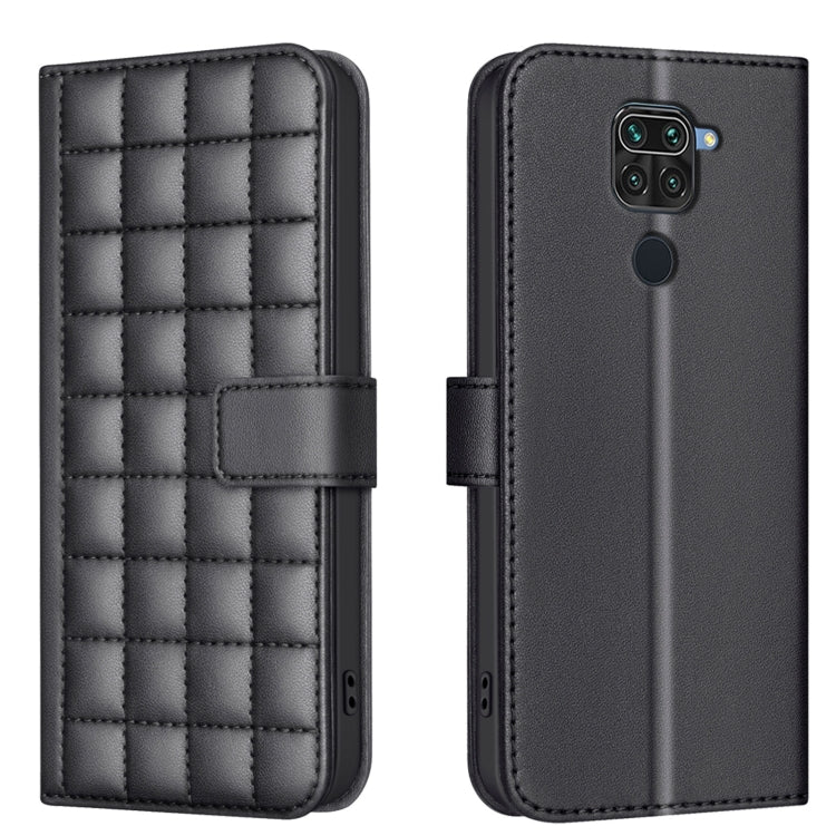 Square Texture Leather Phone Case, For Redmi 10X 4G / Note 9, For Redmi Note 9 Pro Max / 9 Pro / 9S