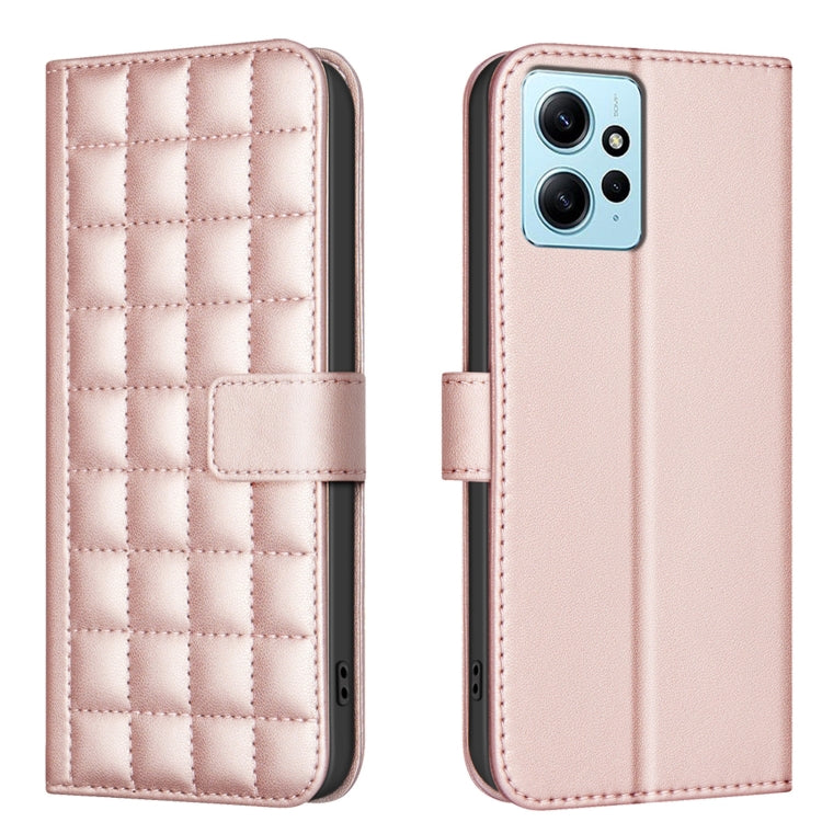 Square Texture Leather Phone Case, For Redmi Note 13 Pro 5G, For Redmi K70 / K70 Pro, For Redmi 12 4G, For Redmi Note 11 / Note 11S, For Redmi Note 12S Global, For Redmi Note 12 4G Global, For Redmi A1 / A1+ / A2, For Redmi Note 12 Pro+ Global