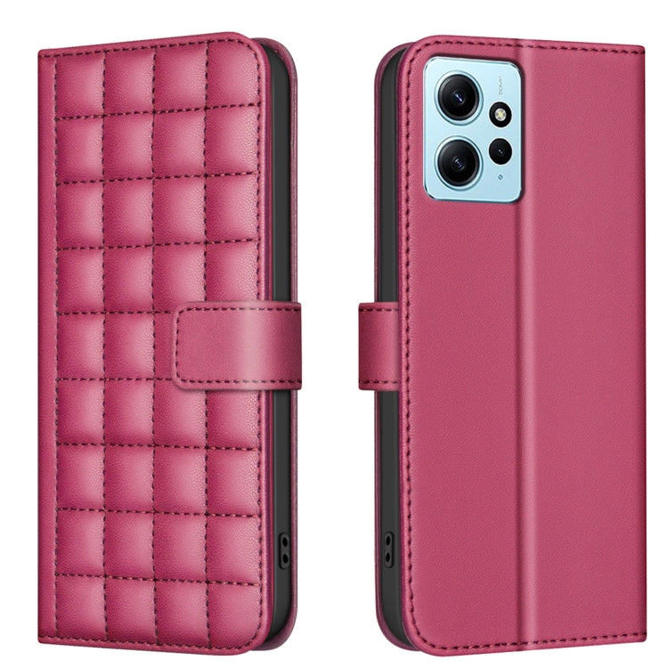 Square Texture Leather Phone Case, For Redmi Note 13 Pro 5G, For Redmi K70 / K70 Pro, For Redmi 12 4G, For Redmi Note 11 / Note 11S, For Redmi Note 12S Global, For Redmi Note 12 4G Global, For Redmi A1 / A1+ / A2, For Redmi Note 12 Pro+ Global