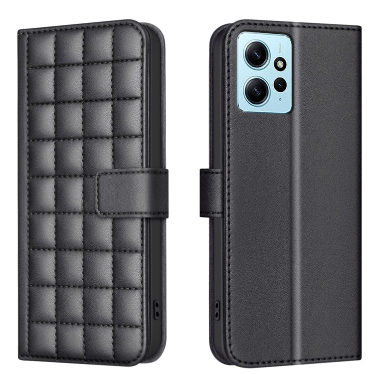 Square Texture Leather Phone Case, For Redmi Note 13 Pro 5G, For Redmi K70 / K70 Pro, For Redmi 12 4G, For Redmi Note 11 / Note 11S, For Redmi Note 12S Global, For Redmi Note 12 4G Global, For Redmi A1 / A1+ / A2, For Redmi Note 12 Pro+ Global