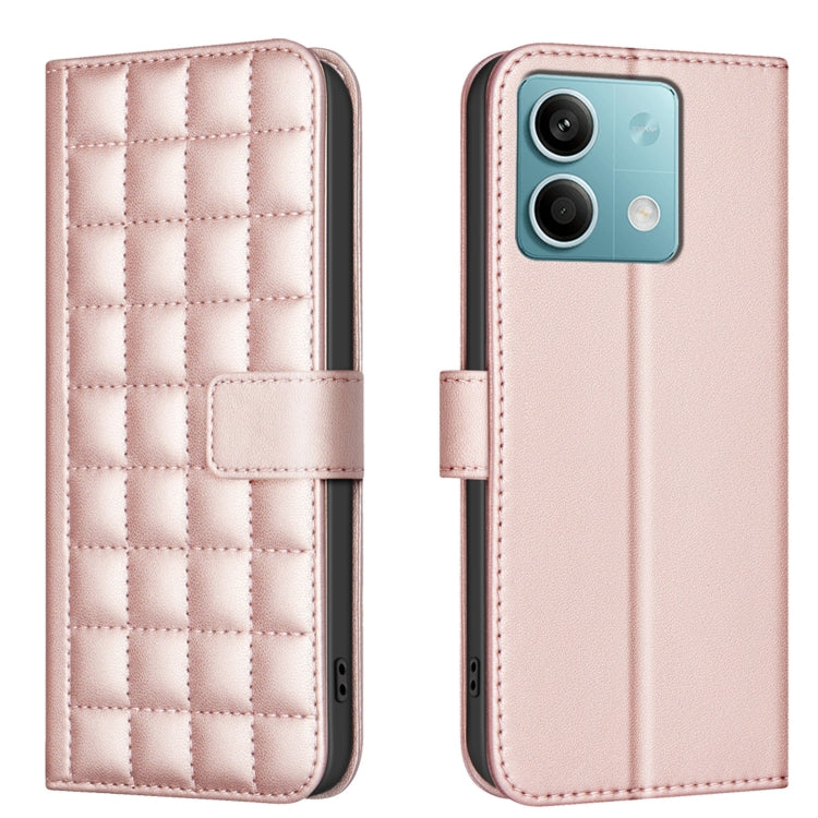 Square Texture Leather Phone Case, For Redmi Note 14 Pro 4G, For Redmi Note 14 4G 163.25mm, For Redmi A3, For Redmi Note 13 Pro 4G Global, For Redmi Note 13 4G Global, For Redmi Note 13 5G, For Redmi 13C, For Redmi Note 13 Pro+ 5G