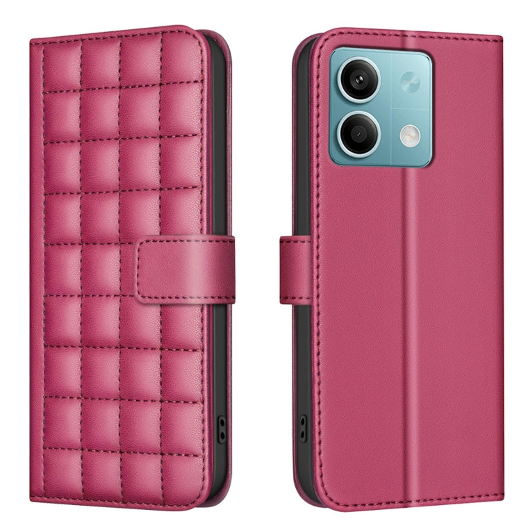 Square Texture Leather Phone Case, For Redmi Note 14 Pro 4G, For Redmi Note 14 4G 163.25mm, For Redmi A3, For Redmi Note 13 Pro 4G Global, For Redmi Note 13 4G Global, For Redmi Note 13 5G, For Redmi 13C, For Redmi Note 13 Pro+ 5G