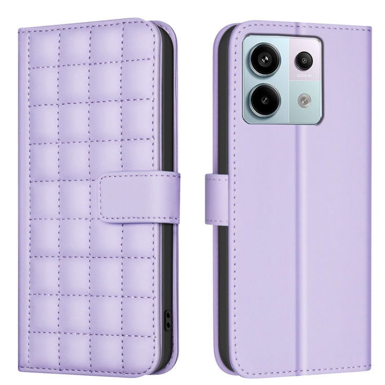 Square Texture Leather Phone Case, For Redmi Note 13 Pro 5G, For Redmi K70 / K70 Pro, For Redmi 12 4G, For Redmi Note 11 / Note 11S, For Redmi Note 12S Global, For Redmi Note 12 4G Global, For Redmi A1 / A1+ / A2, For Redmi Note 12 Pro+ Global