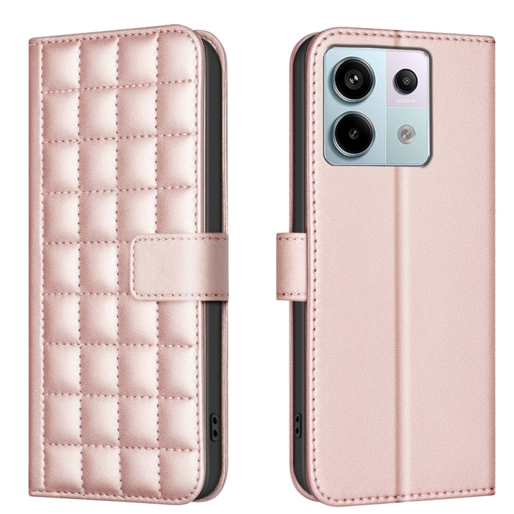 Square Texture Leather Phone Case, For Redmi Note 14 Pro 4G, For Redmi Note 14 4G 163.25mm, For Redmi A3, For Redmi Note 13 Pro 4G Global, For Redmi Note 13 4G Global, For Redmi Note 13 5G, For Redmi 13C, For Redmi Note 13 Pro+ 5G