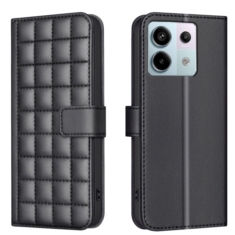 Square Texture Leather Phone Case, For Redmi Note 14 Pro 4G, For Redmi Note 14 4G 163.25mm, For Redmi A3, For Redmi Note 13 Pro 4G Global, For Redmi Note 13 4G Global, For Redmi Note 13 5G, For Redmi 13C, For Redmi Note 13 Pro+ 5G