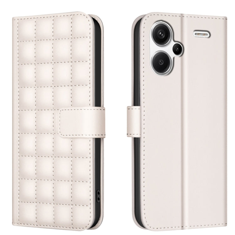Square Texture Leather Phone Case, For Redmi Note 14 Pro 4G, For Redmi Note 14 4G 163.25mm, For Redmi A3, For Redmi Note 13 Pro 4G Global, For Redmi Note 13 4G Global, For Redmi Note 13 5G, For Redmi 13C, For Redmi Note 13 Pro+ 5G