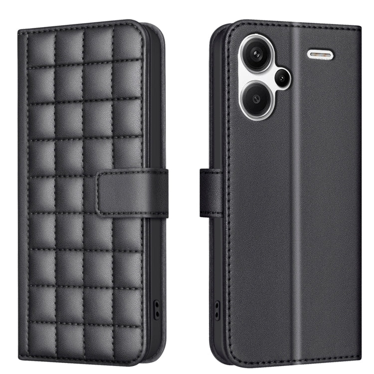 Square Texture Leather Phone Case, For Redmi Note 14 Pro 4G, For Redmi Note 14 4G 163.25mm, For Redmi A3, For Redmi Note 13 Pro 4G Global, For Redmi Note 13 4G Global, For Redmi Note 13 5G, For Redmi 13C, For Redmi Note 13 Pro+ 5G