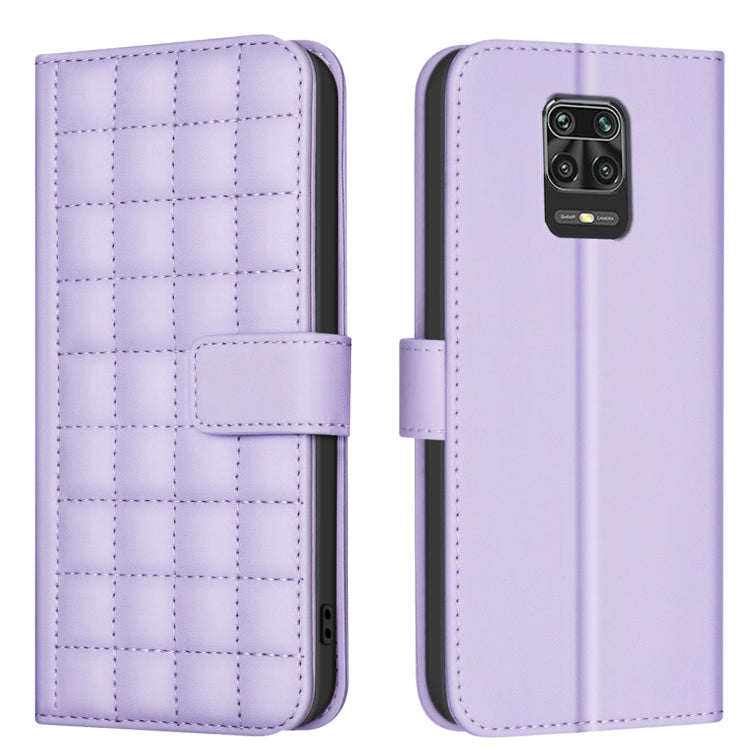 Square Texture Leather Phone Case, For Redmi 10X 4G / Note 9, For Redmi Note 9 Pro Max / 9 Pro / 9S