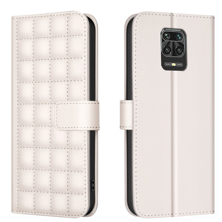 Square Texture Leather Phone Case, For Redmi 10X 4G / Note 9, For Redmi Note 9 Pro Max / 9 Pro / 9S