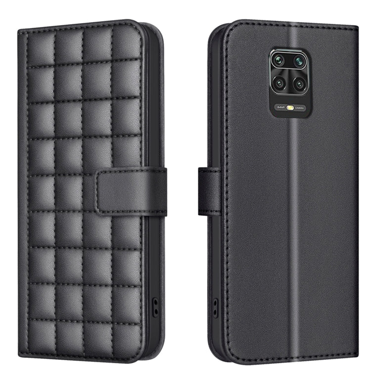 Square Texture Leather Phone Case, For Redmi 10X 4G / Note 9, For Redmi Note 9 Pro Max / 9 Pro / 9S