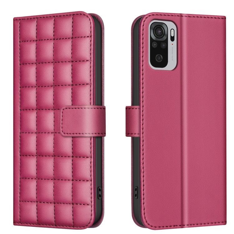 Square Texture Leather Phone Case, For Redmi Note 12 Pro Global, For Redmi Note 12 5G Global / Xiaomi Poco X5, For Redmi Note 11 Pro 5G / 4G Global, For Redmi 10 5G / Note 11E, For Redmi 10C, For Redmi 10 2022 / Note 11 4G, For Redmi Note 10 4G / Note ...