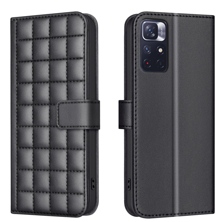 Square Texture Leather Phone Case, For Redmi Note 13 Pro 5G, For Redmi K70 / K70 Pro, For Redmi 12 4G, For Redmi Note 11 / Note 11S, For Redmi Note 12S Global, For Redmi Note 12 4G Global, For Redmi A1 / A1+ / A2, For Redmi Note 12 Pro+ Global