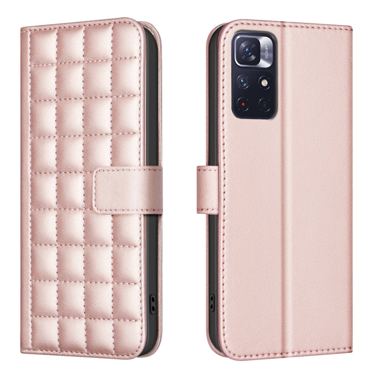 Square Texture Leather Phone Case, For Redmi Note 13 Pro 5G, For Redmi K70 / K70 Pro, For Redmi 12 4G, For Redmi Note 11 / Note 11S, For Redmi Note 12S Global, For Redmi Note 12 4G Global, For Redmi A1 / A1+ / A2, For Redmi Note 12 Pro+ Global
