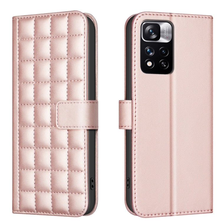 Square Texture Leather Phone Case, For Redmi Note 12 Pro Global, For Redmi Note 12 5G Global / Xiaomi Poco X5, For Redmi Note 11 Pro 5G / 4G Global, For Redmi 10 5G / Note 11E, For Redmi 10C, For Redmi 10 2022 / Note 11 4G, For Redmi Note 10 4G / Note ...