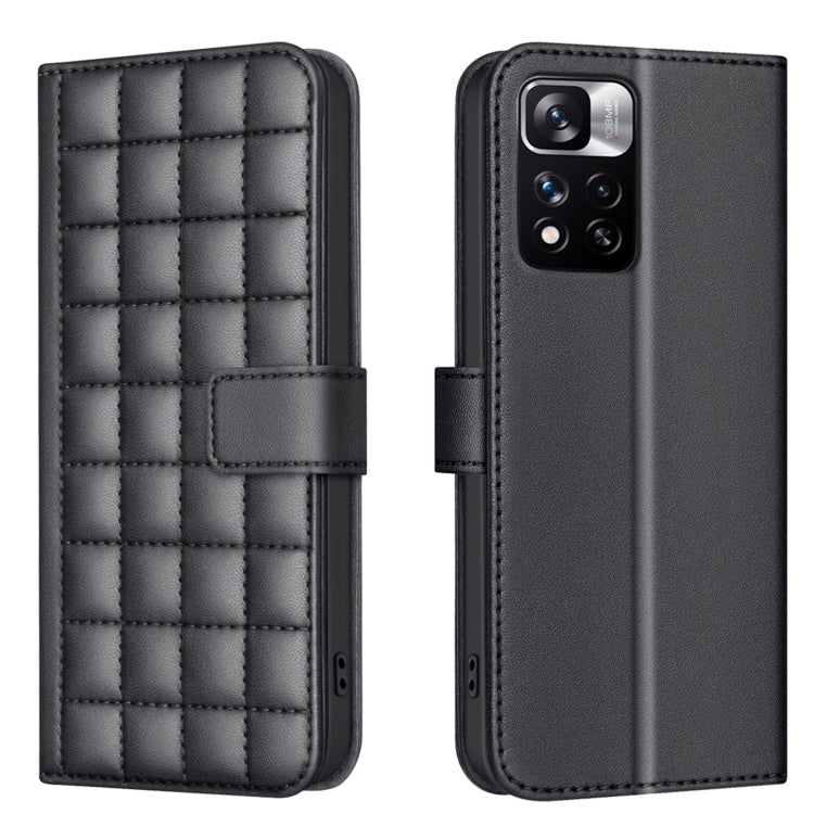 Square Texture Leather Phone Case, For Redmi Note 12 Pro Global, For Redmi Note 12 5G Global / Xiaomi Poco X5, For Redmi Note 11 Pro 5G / 4G Global, For Redmi 10 5G / Note 11E, For Redmi 10C, For Redmi 10 2022 / Note 11 4G, For Redmi Note 10 4G / Note ...